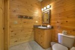 Blue Jay Cabin - Lower Level Bathroom 